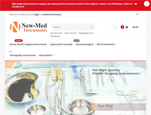 Tablet Screenshot of new-medinstruments.com